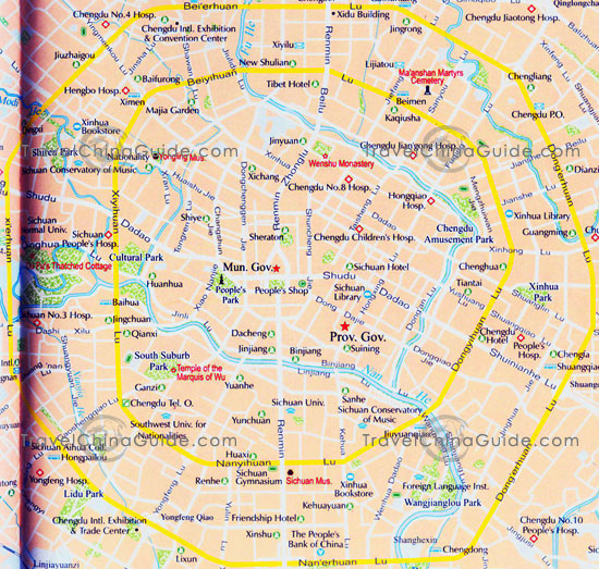chengdu city map